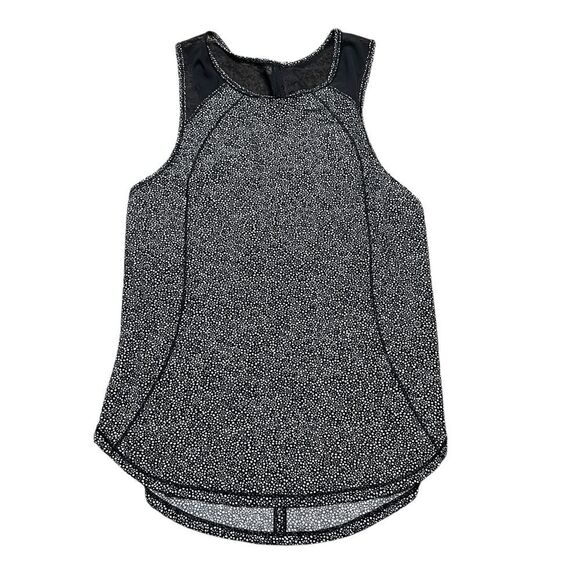 LULULEMON Sculpt Tank Top Black White Pattern Size 8 Estimated - Picture 3 of 8